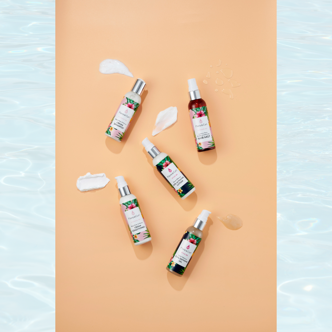 Flora & Curl | Mini Essentials Kit - Reise-Set für Lockenpflege und St ...